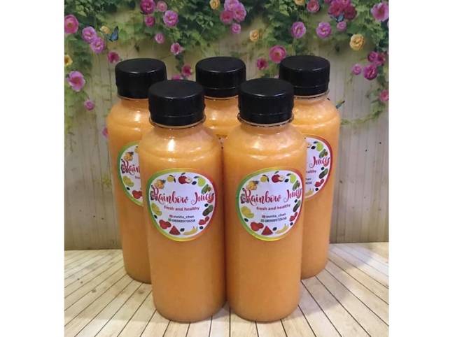 Resep Diet Juice Apricot Passion Fruit Mango Orange Apple