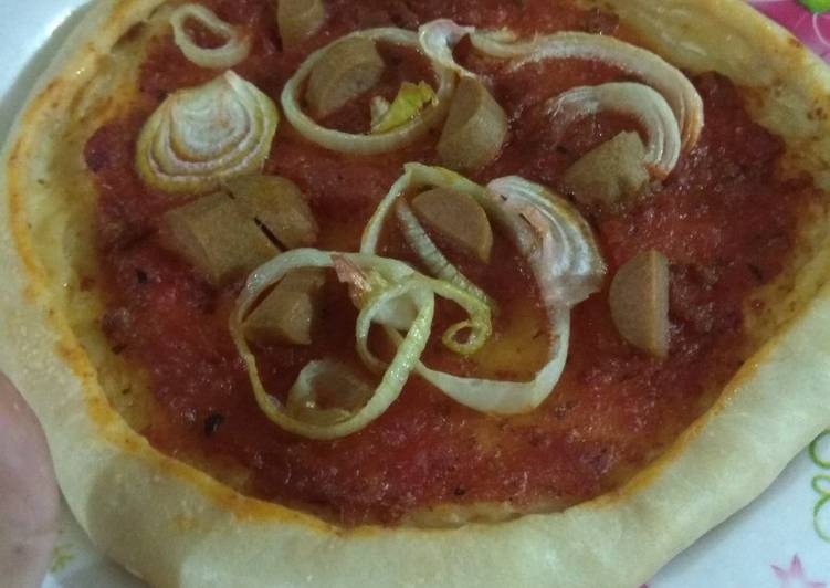 Pizza homemade simpel