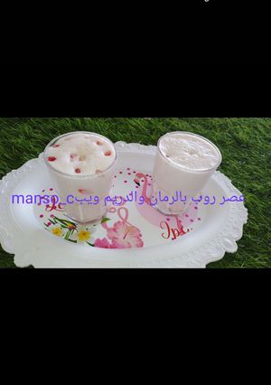 صورة لوصفة عصير روب بالرمان
