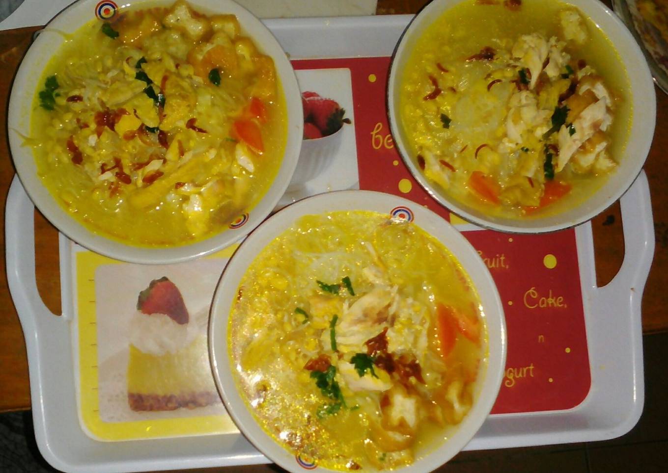 Soto ayam ala kudus no tumis