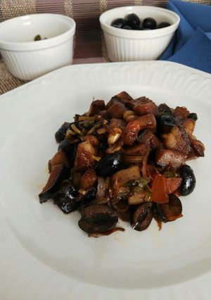 Una foto de Caponata de berenjena