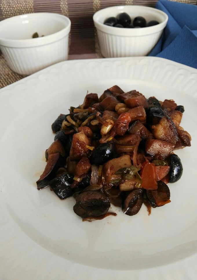 Una foto de Caponata de berenjena