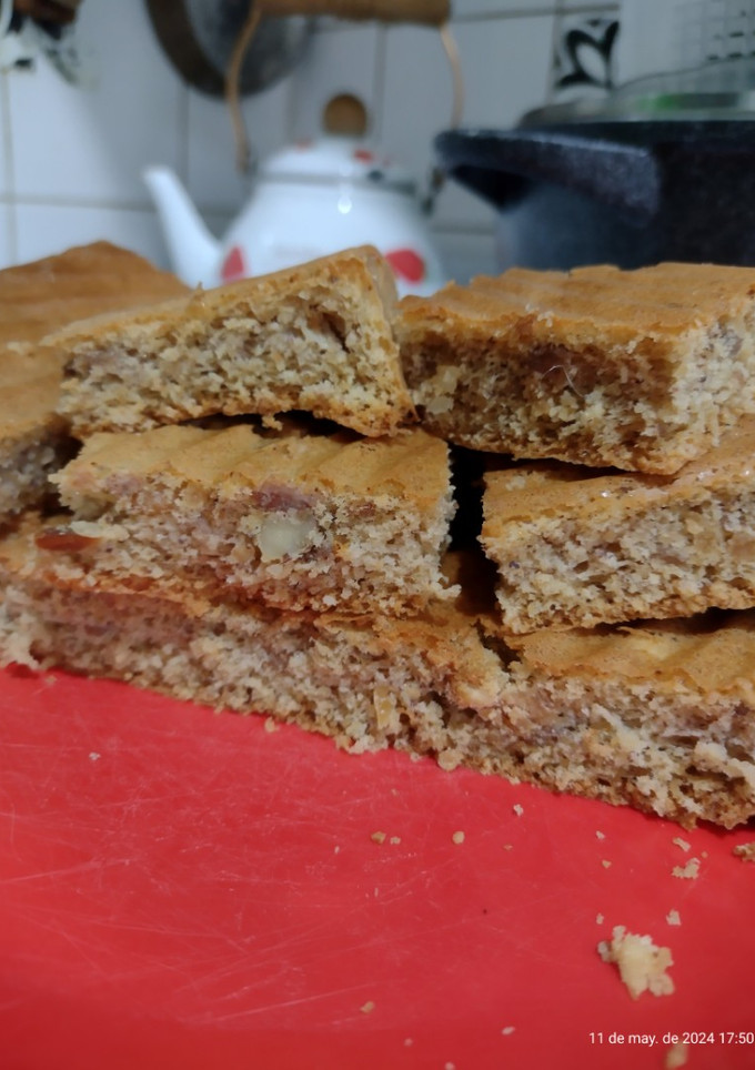 Una foto de Torta matera rápida de almendras y maní. 🤪 Sin TACC. Sin lácteos