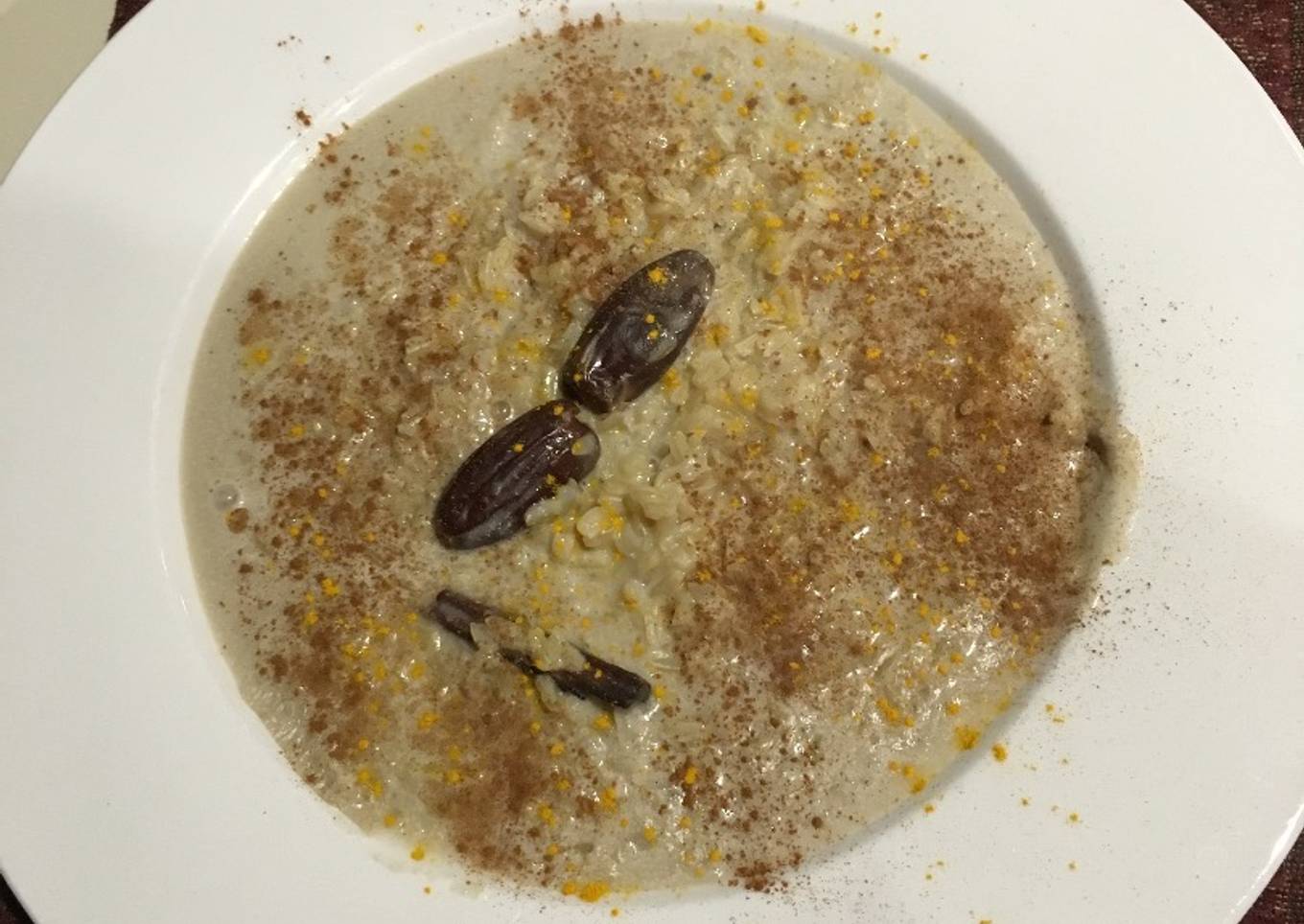 Arroz Integral con Leche de Almendras
