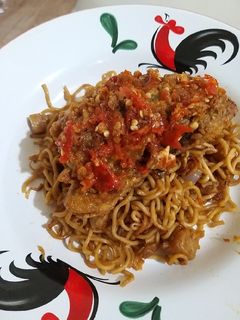 Foto resep Mie ayam geprek