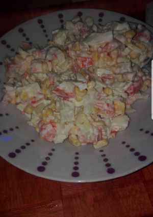 Una foto de Ensalada de cangrejo