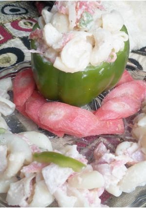 A picture of Macroni mayo salad.