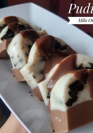 Foto resep Puding Milo Oreo