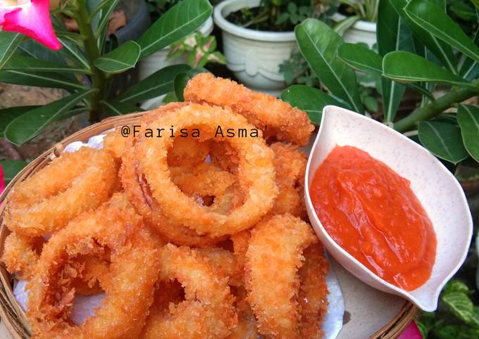 Resep Crispy Onion Rings Oleh Farisa Asma' - Cookpad