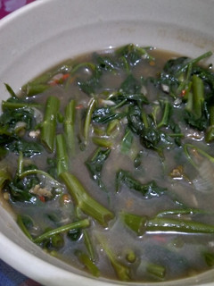 Foto resep 2. Tumis Kangkung Saus Tiram