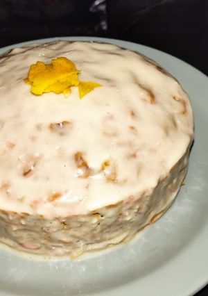 Una foto de Budín de zanahoria con almendras, sin aceite ni leche