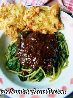 Foto resep Rujak Sambel Asem / Rujak Kangkung Khas Cirebon