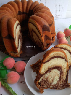 Foto resep Marmer Cake Putih Telur #PejuangGoldenApron2