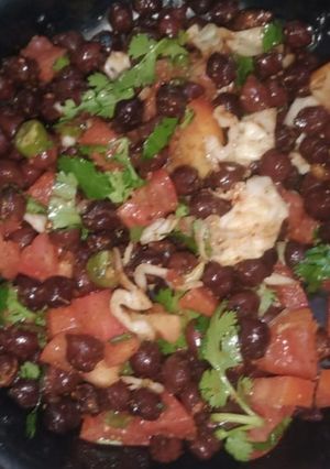A picture of Chana chaat.