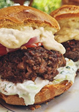 Gluténmentes hamburger (görög hamburger) recept fotója