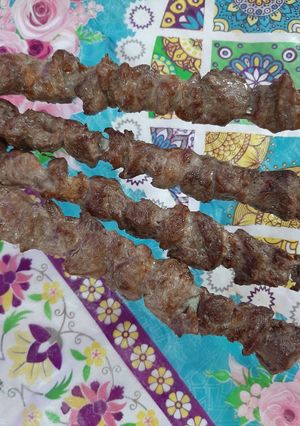 عکسی از دستور کباب چنجه 😋😋😋