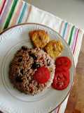 Arroz con frijoles a la Lourdes