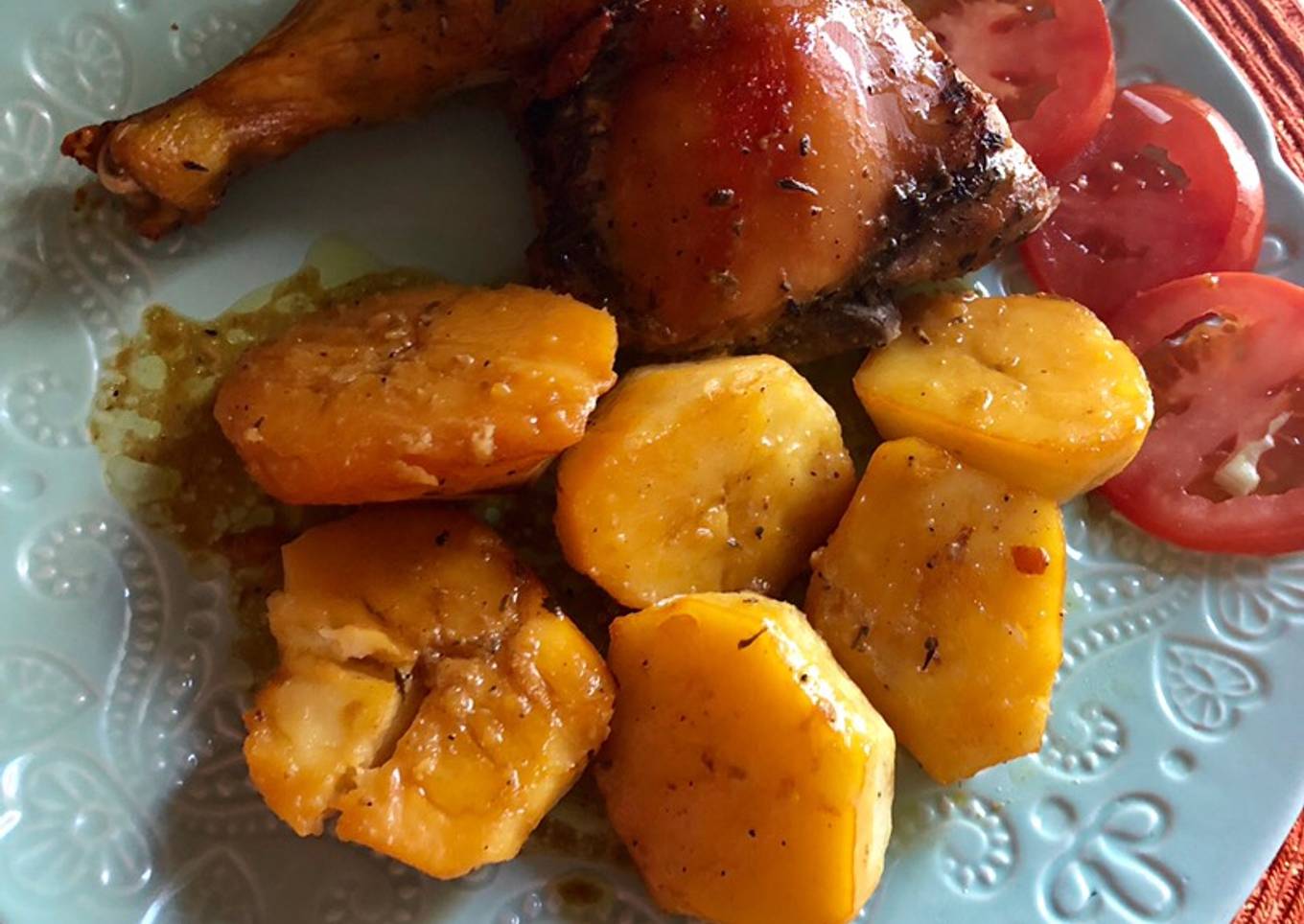 Pollo al Horno con Papas