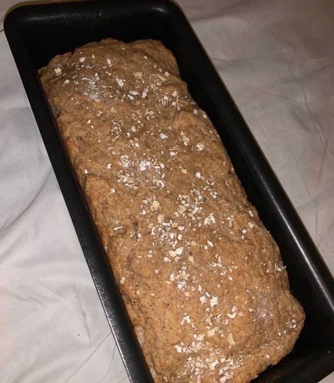Foto de Pão 100% integral vegano (sem sovar)