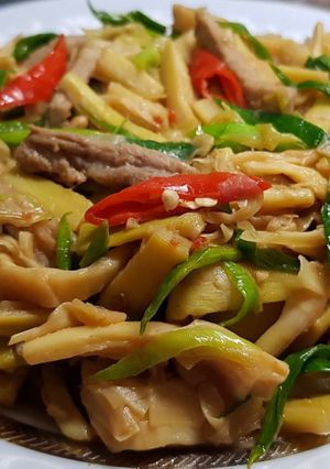 桂竹筍炒肉絲 的食譜成品照片