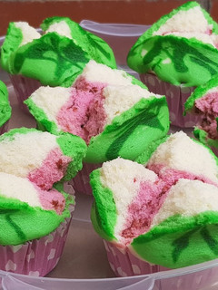 Foto resep Bolu Kukus Semangka Tanpa Soda