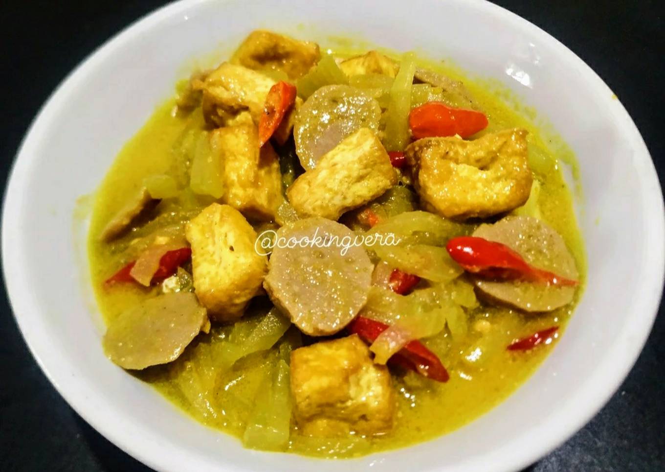 Sayur Labu Tahu Bakso