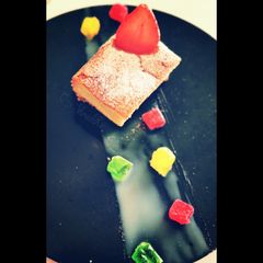 A picture of Mawa cake.