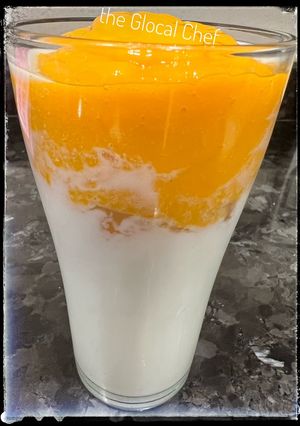 A picture of Mango Dalgona Lassi.