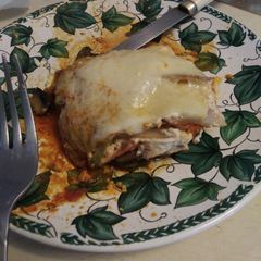 A picture of Cheesey Mushroom Veggie Lasagna Gluten Free.