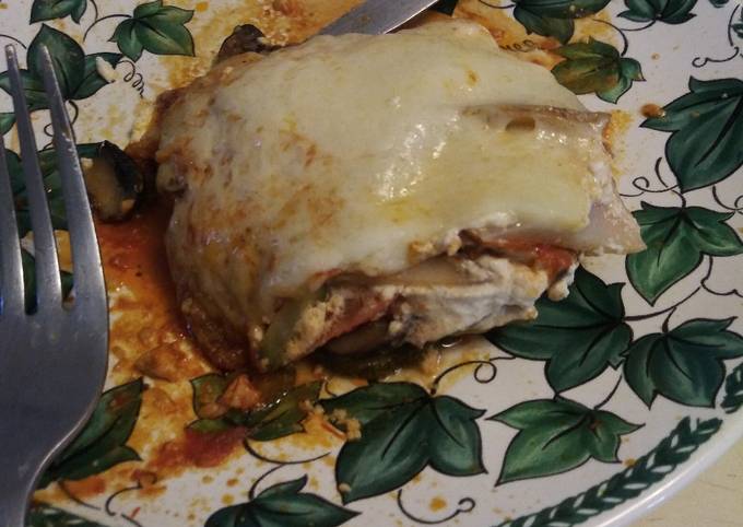 Cheesey Mushroom Veggie Lasagna Gluten Free