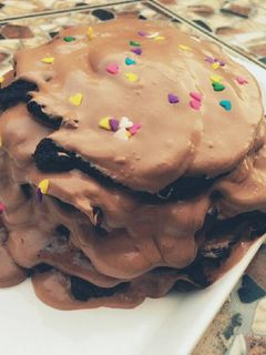 صورة لوصفة كيكه.البان كيك🎂
