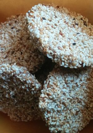 Foto resep Biskuit manis wijen