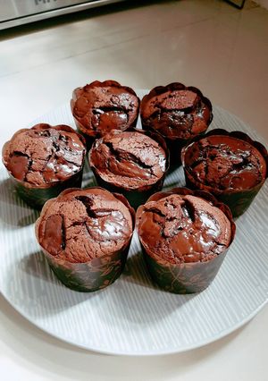 Foto resep Muffin Coklat (nyoklat banget)