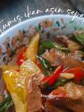 Tumis ikan Asin Sepat
