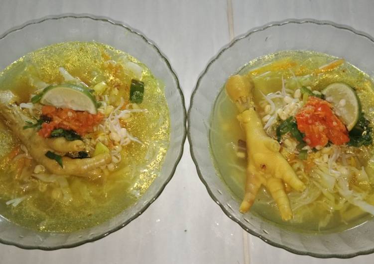 Soto Ceker bumbu Ibu