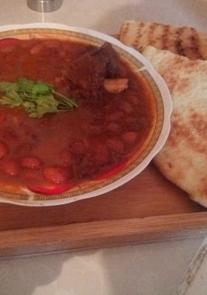 صورة لوصفة لوبيا قريني بلحم الخروف
