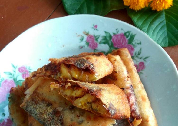 Lumpia Pisang Coklat