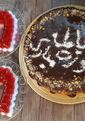 عکسی از دستور کیک وژله من