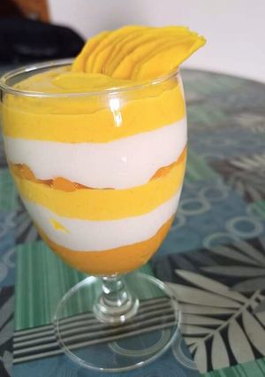 मैंगो क्रीमी शोट्स (Mango Creamy Shots recipe in Hindi) रेसिपी मुख्य फोटो