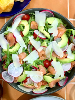 A picture of Smoked Salmon Salad.