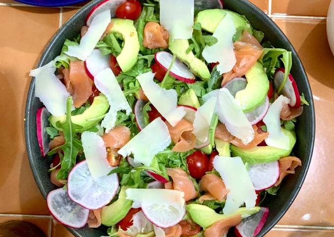 Recipe of Speedy Smoked Salmon Salad