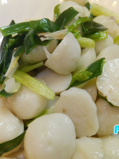 蔥爆虱目魚丸【便當料理】。胖卡瘦不了食譜 的食譜成品照片