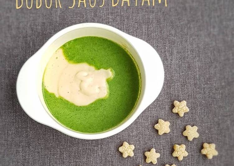 MPASI 8mo - Bubur Saus Bayam