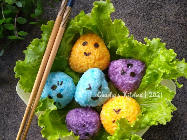 Cara Mudah Membikin Resep  Onigiri Opor Telur (Nasi Kepal Isi Opor Telur) yang Lezat, Bisa Manjain Lidah