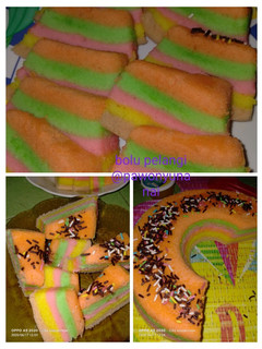 Foto resep 10) Bolu pelangi