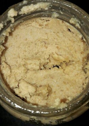 Una foto de Mantequilla de maní saludable casera