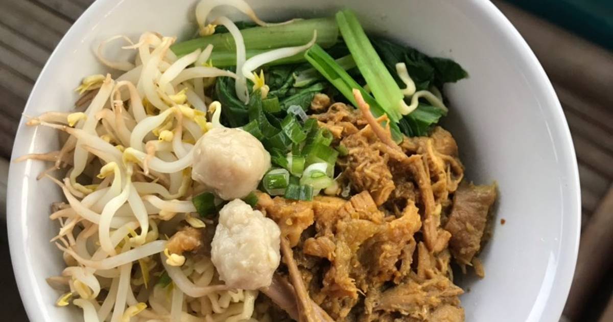 94 Resep Mie Ayam Kampung Simple Enak Dan Mudah Cookpad