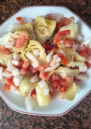 Una foto de Ensalada de Alcachofas