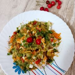 A picture of Bhalla papdi chaat.