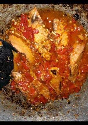 Foto resep Tongkol cabai merah
